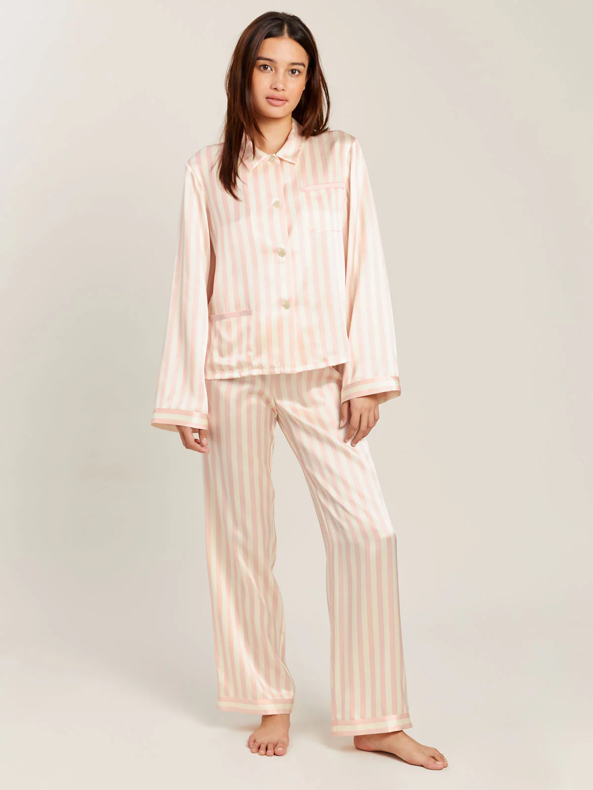 Chantal Pant in Petal Stripe - Image 5